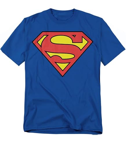 Amazon.com: DC Comics Superman Vintage Shield T-Shirt : Clothing